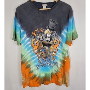 Y2K Disney Splash Mountain Tie Dye T-Shirt Large Song of the South Vultures